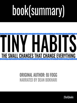 cover image of Tiny Habits by BJ Fogg--Book Summary